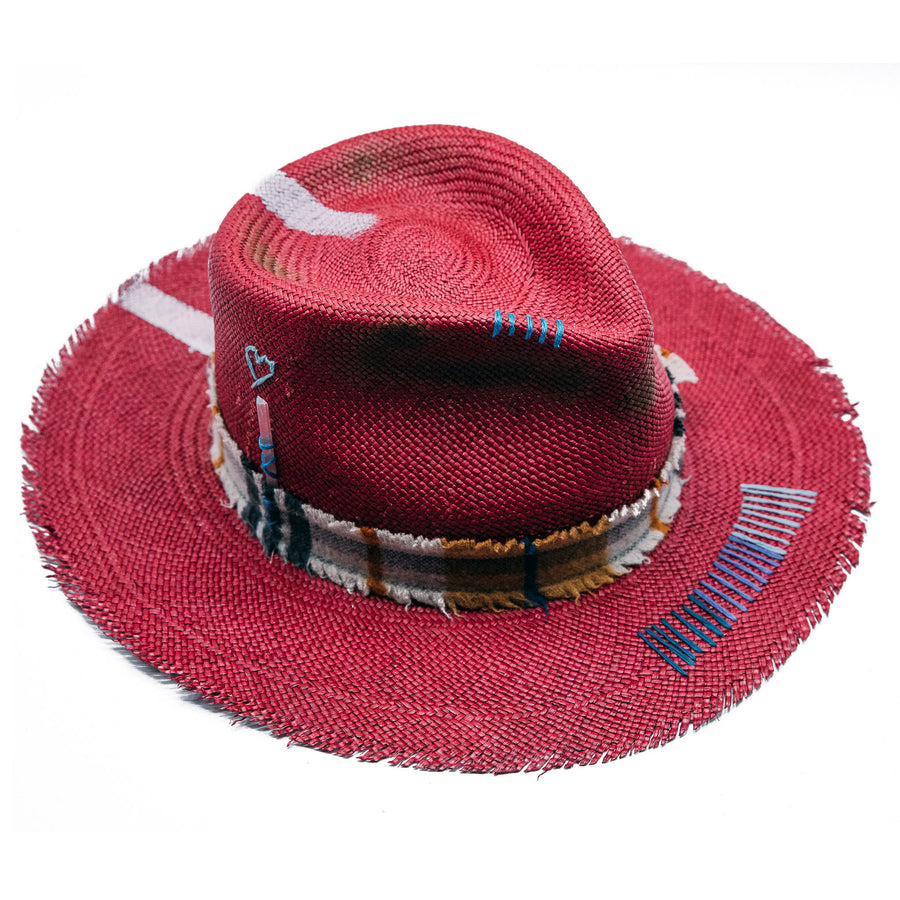 Custom Panama Totem Crown Hat