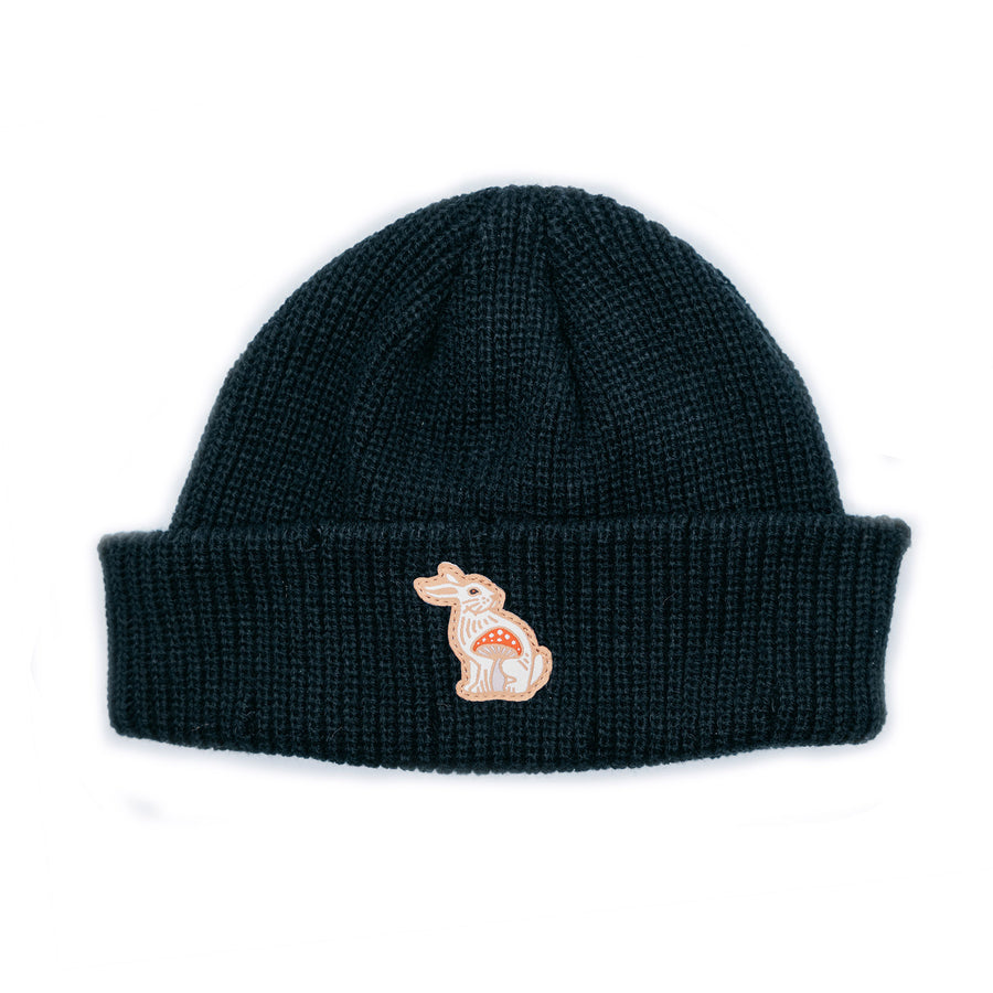 White Rabbit Mushroom Beanie